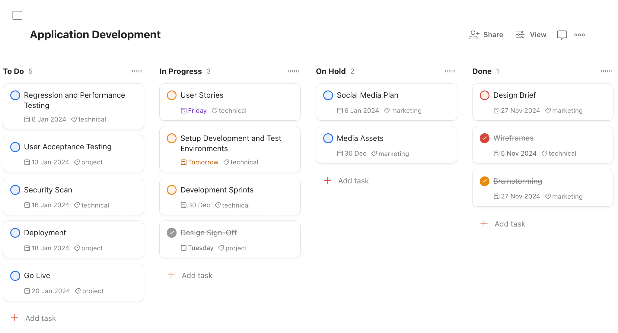 Todoist Project Board